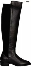 Clarks Ladies Black Leather Pure Caddy Long Over Knee Boots UK 3 D RRP �210