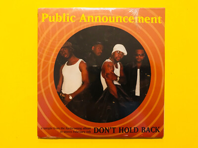 Public Announcement Don t Hold Back Sampler New Sealed CD