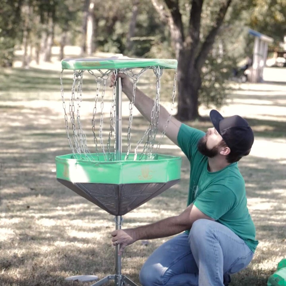 DGA Mach Lite Portable Disc Golf Practice Basket eBay