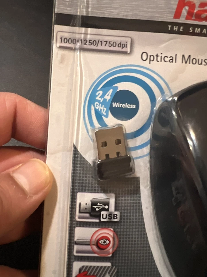 Hama Wireless Optical Mouse 1750 Dpi USB M2150 - Image 3 of 4