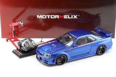 モーターヘリックス MOTORHELIX 1/18 GT-R R34 CRS 1/18 Motorhelix Nissan Skyline GT-R GTR (R34) Z-Tune