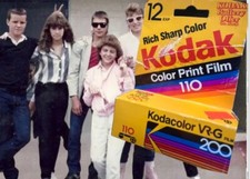 Kodacolor VR 200 Film 12 Exposures 110 Color Print Film Expired 07/89