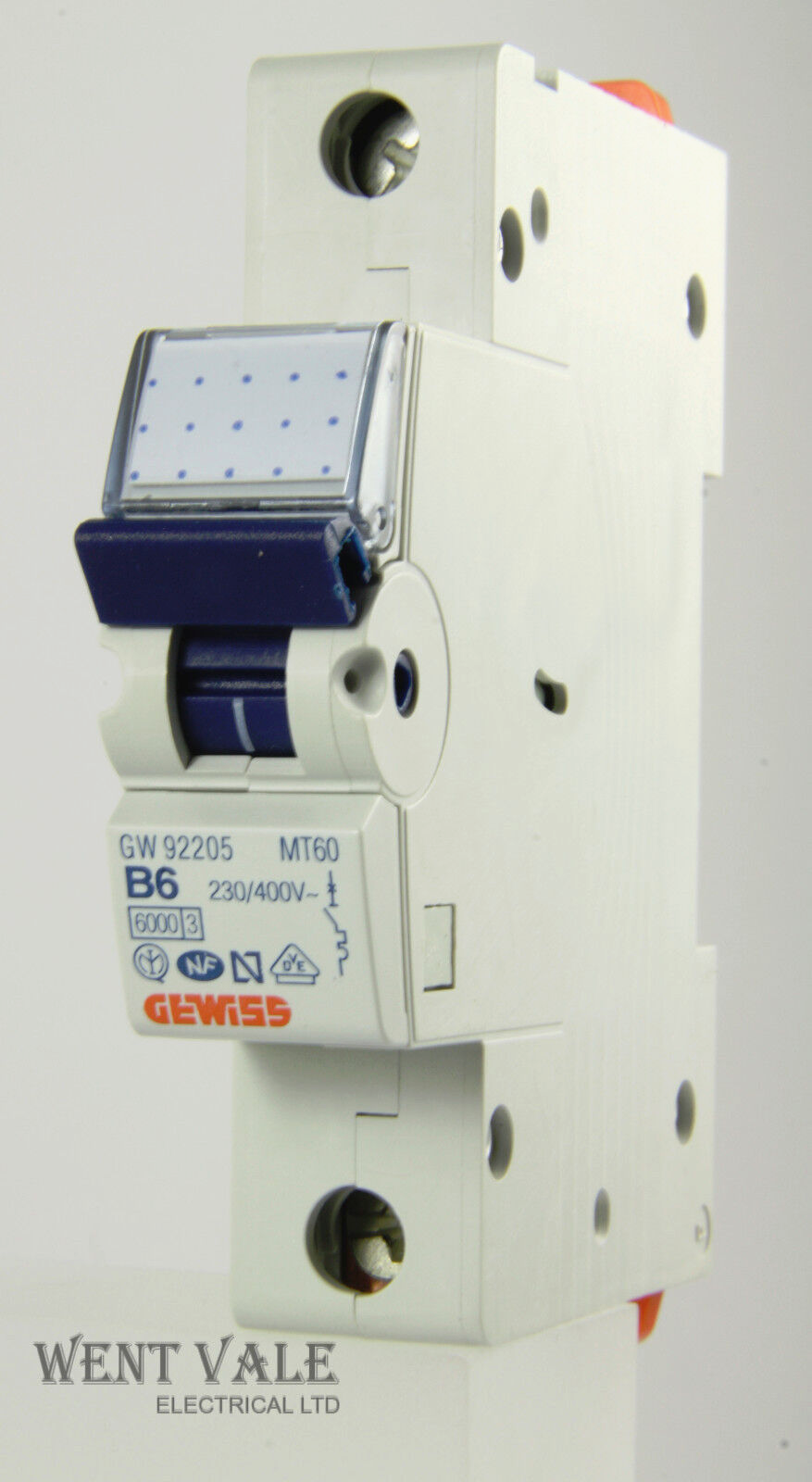 Gewiss Series 90 - MT60 GW 92 205 - 6a Type B Single Pole MCB Used
