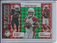 KYLER MURRAY DRAKE FITZGERALD 2019-20 MOSAIC FLEA FLICKER GREEN PRIZM CARDINALS