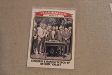 2023 Topps Heritage 1974 News Flashbacks #NF-9 Freedom Of Information Act