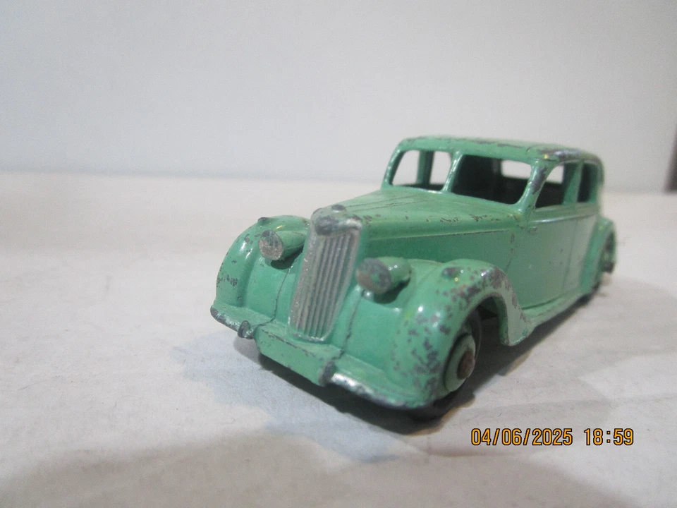 DINKY TOYS Nº  Coche berlina 40A RILEY en verde vintage años 50 Foto 2 de 4