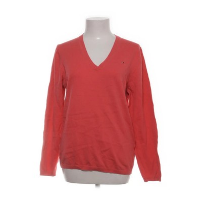 Tommy Hilfiger, Pullover, Größe: L, Pink, Einfarbig, Feinstrick, Damen #DAE