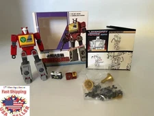 NEW G1 TRANSFORMER AUTOBOT NewAge NA H62 Louie Blaster with 2 Cassettes 11CM USA