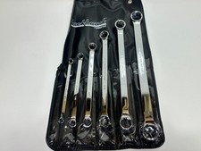 Blackhawk Tools Usa 6pc Sae 516-1 Bws Long Polished Double Box End Wrench Set