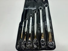 Blackhawk Tools USA 6pc SAE 5/16-1” BWS LONG Polished Double Box End Wrench Set