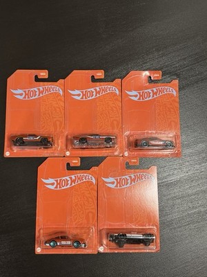 Hot Wheels 53rd Anniversary 2021 Orange and Blue Series Mix 2 (5 Car Set)