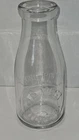 Vintage H. B. Mest  One Pint Embossed Glass Milk Bottle Stowe PA