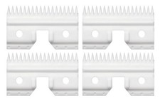 XCEL Ceramic Coarse Pet Replacement Cutter Blade Compatible 4 Pack, White