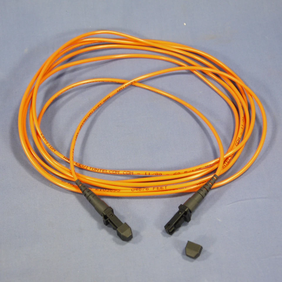 3M Fiber Optic Uplink Multi-Mode Duplex Patch Cable Cord MT-RJ MT-RJ 498MM-M03 - Image 3 of 4