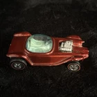 Hot Wheels Redline Beatnik Bandit 1968 Vtg Red w/ White Int. Made in Hong Kong