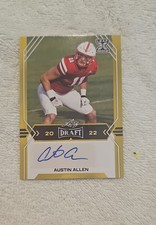 2022 Leaf Draft - Autographs Austin Allen #BA-AA1 Gold (AU)