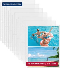 30 Pack 5x7 Photo Sleeves for 3 Ring Binder, Hold 120 Photos