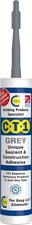 CT1 TRIBRID Unique Sealant & Construction Adhesive - 290ml GREY