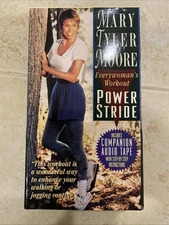 Mary Tyler Moore Power Stride VHS Cassette Workout Tape 1994 Exercise
