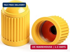 15pcs Tire Valve Stem Caps Corrosion Resistant With O Rubber Ring Airtight Se