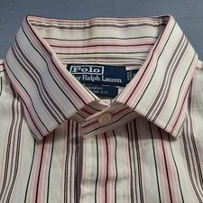 Polo by Ralph Lauren Button Front Long Sleeved Men's Shirt Size 16.5 Regent Fit