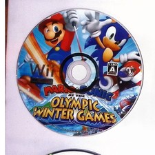 Mario and Sonic at the Olympic Winter Games Nintendo Wii Sega Tested and Works