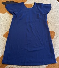 Womens Size Large Royal Blue Ann Taylor Short Dress NWT