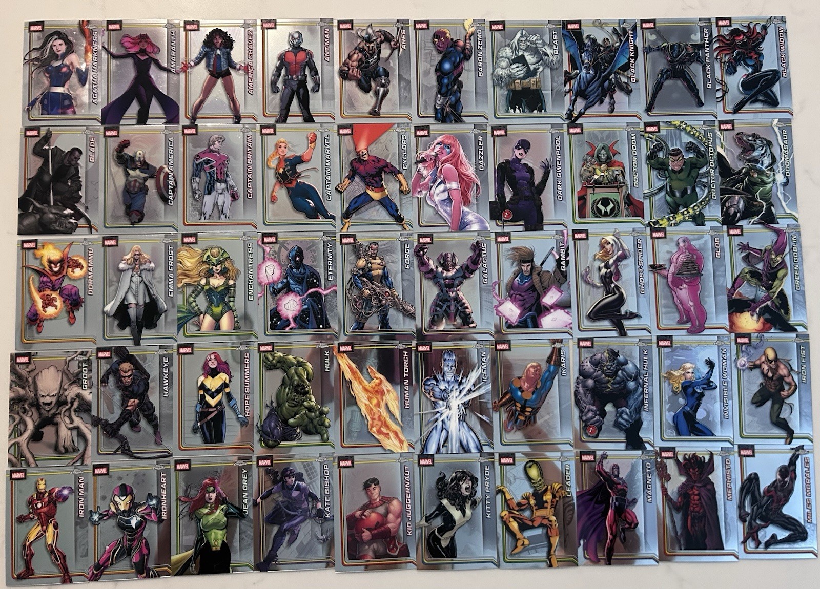 2026 Topps Chrome Marvel Huge Base Card Lot 106 Cards