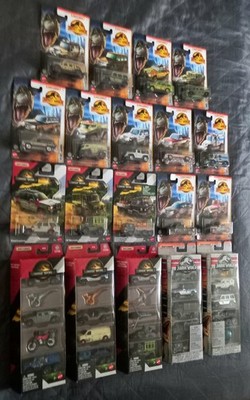 Matchbox Jurassic World Rebirth.5er Pack,Dino,Ford,Mercedes,Jeep,Chevy,Unimog