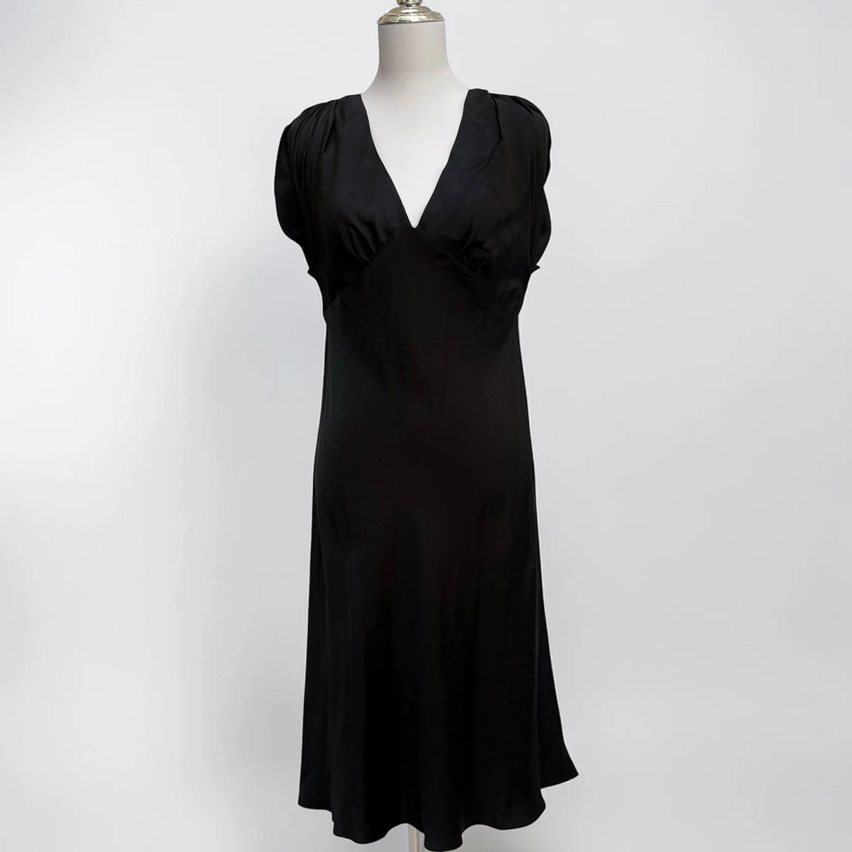 black dress ripped Black Hollow Irregular Ripped Women's Gothic Dress – LolitaInside main image 0