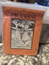 FOLKWEAR WALKING SKIRT 209 Women's Sizes 6-16, S, M, L UNCUT Sewing Pattern 1980