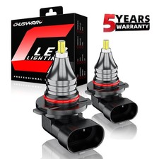 Pair H10 Led Fog Driving Light Bulbs Kit 9145 9140 White 6000k Super Bright 100w