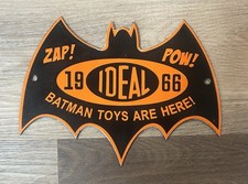 Batman Toys Sign - Batman Porcelain Sign 8 Inch Sign