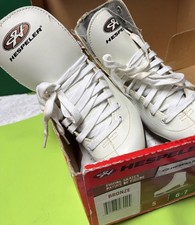 HESPELER Womens Size 5 Senior White Figure Ice Skates