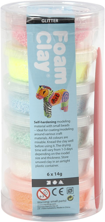 Creativ Company Mehrfarbig Modelliermasse, Foam Clay - Image 2