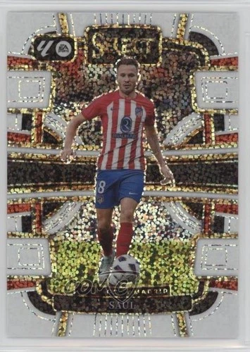 2023-24 Panini Select La Liga Terrace White Sparkle Prizm Saul #10 0w93