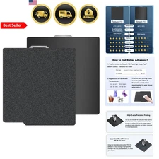 3D Printer Build Plate 257x257mm PEI Double Sided Flexible Steel Plate