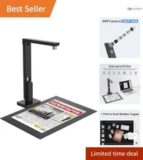 Portable Document Scanner Camera 8MP A4 Fast Scan OCR USB for Mac Windows