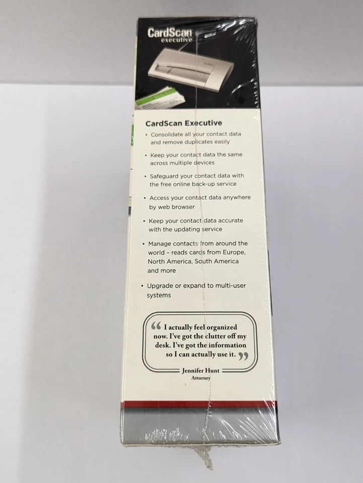 CardScan Executive Desktop Business Card Scanner NEW & SEALED  - Image 2 of 4