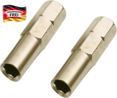 Adapter-Set für Micro-Bits 4 mm auf 1/4 Zoll Schraubendreher magnetisch