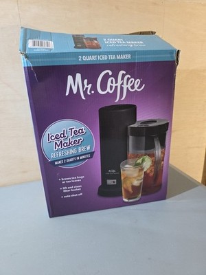 Mr. Coffee Iced Tea Maker, Iced Coffee 2qt Black Brand New In Box