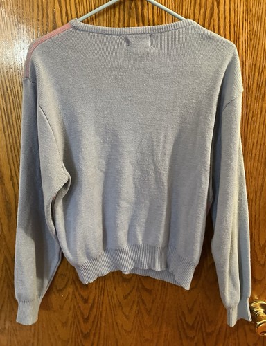 VTG Miller Outerwear XL Knit acrylic? pullover sweater horse Pink Fits Like M/L - Picture 3 of 11