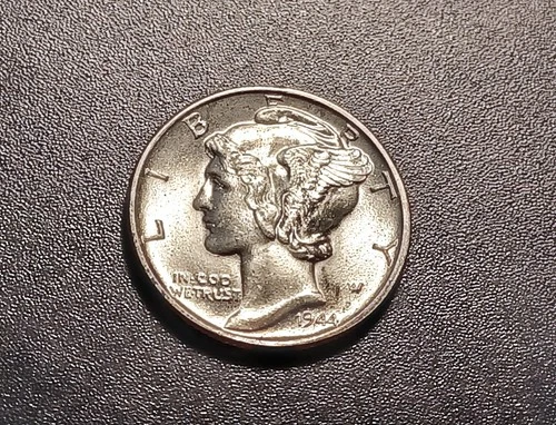 Gem BU 1944-P Mercury Dime