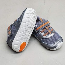 STRIDE RITE SM Turbo Sneakers Shoes Toddler SZ 4W Grey BG035904