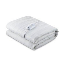 GEEPAS Electric Heated Under Blanket 3 Heat Settings Tie Down Style Single Size