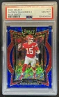 2024 Panini Select Patrick Mahomes II Concourse Blue Disco Prizm #/25 PSA 10