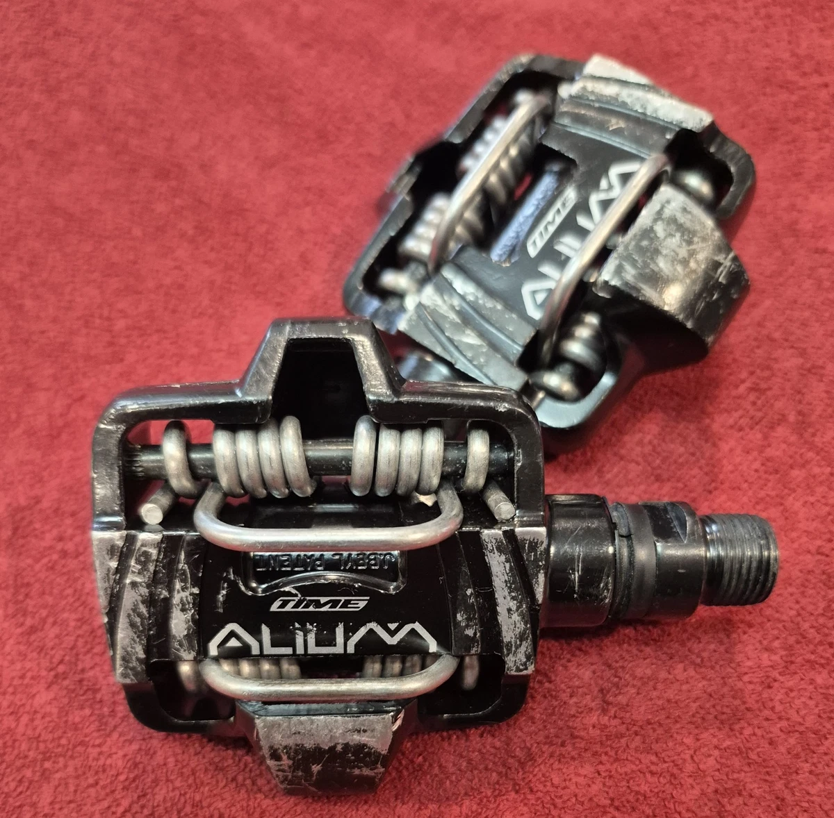 Pédales Automatiques TIME ATAC Alium Vintage - Noir 9/16 - VTT Et Route Années 90