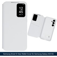 Original Samsung Galaxy A35 Smart View Wallet Cover EF-ZA356 Handy HüLle Weiß