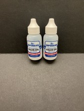 Superslick Professional Valve Oil Light Viscosity Lot Of Two 1.2 Fl Oz Bottles