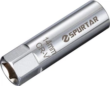 14mm Spark Plug Socket 12-Point Thin Wall, Build-in Spring Clips Spark Plug Tool